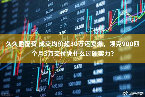 久久盈配资 成交均价超30万还卖爆，领克900四个月3万交付凭什么过硬实力？